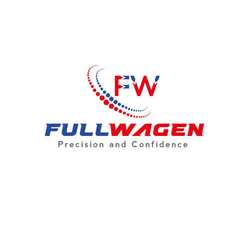 Red and Blue Modern HVAC Specialized Logo